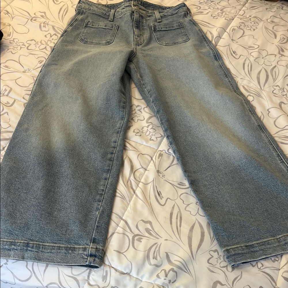Old Navy Light Blue Flare Jeans